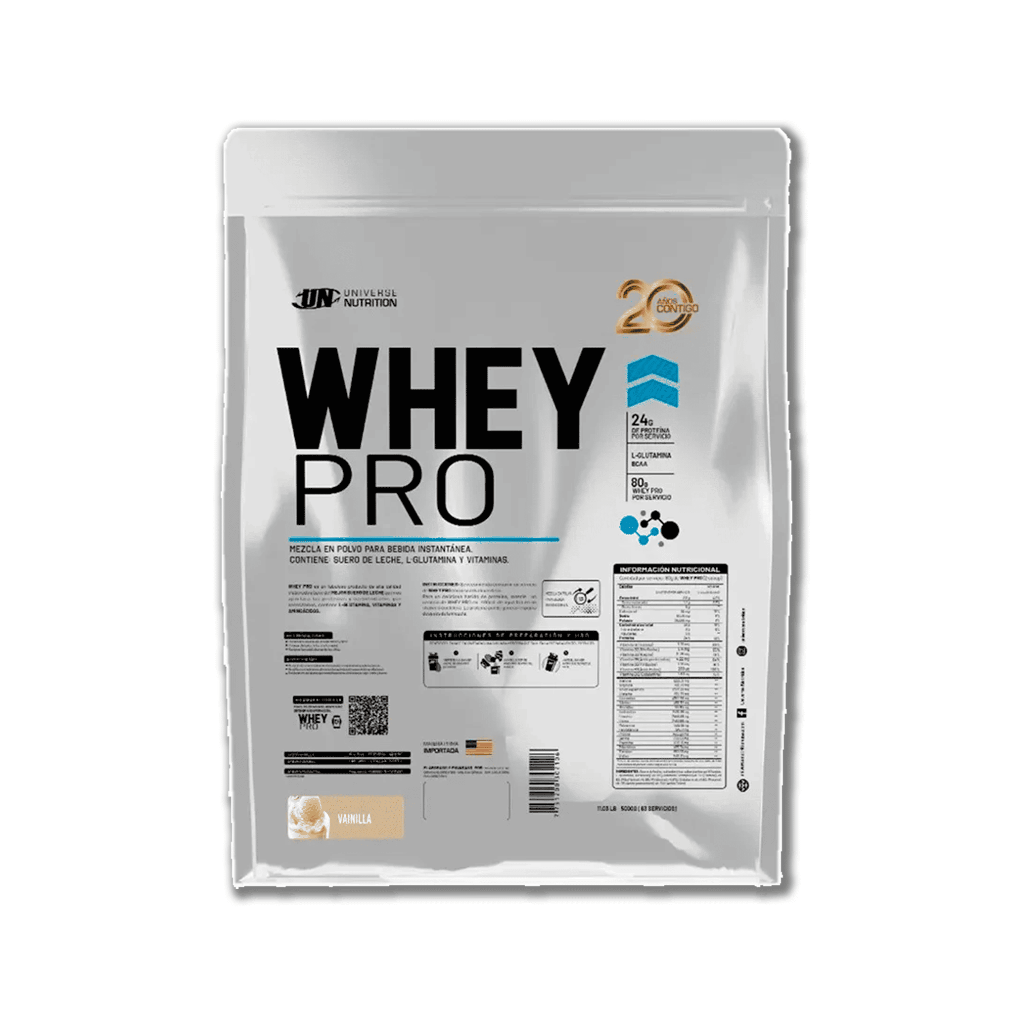 Proteína Whey Pro 5kg Vainilla Universe Nutrition