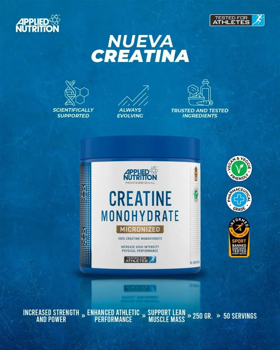 Creatina Monohidratada Applied Nutrition - 250g