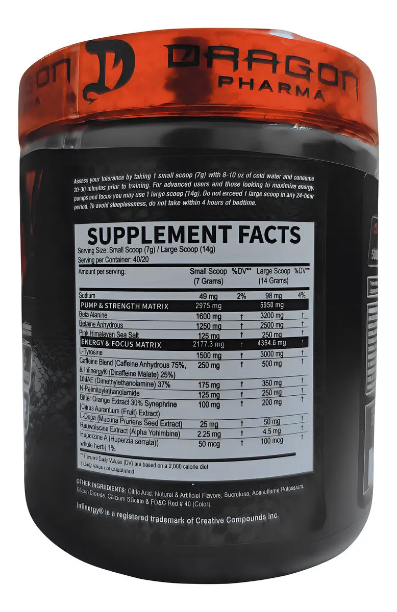 Dragon Pharma Venom Inferno - 40 Servicios