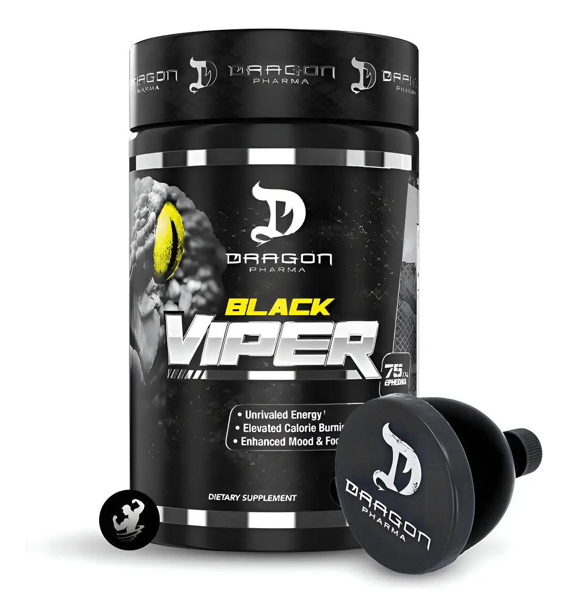 Black Viper Quemador De Grasas 90 capsulas