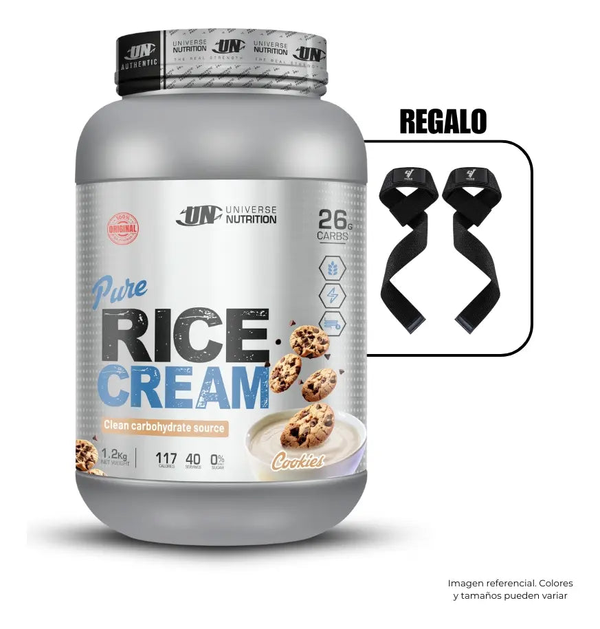Crema De Arroz Universe Nutrition 1.2kg Cookies+straps