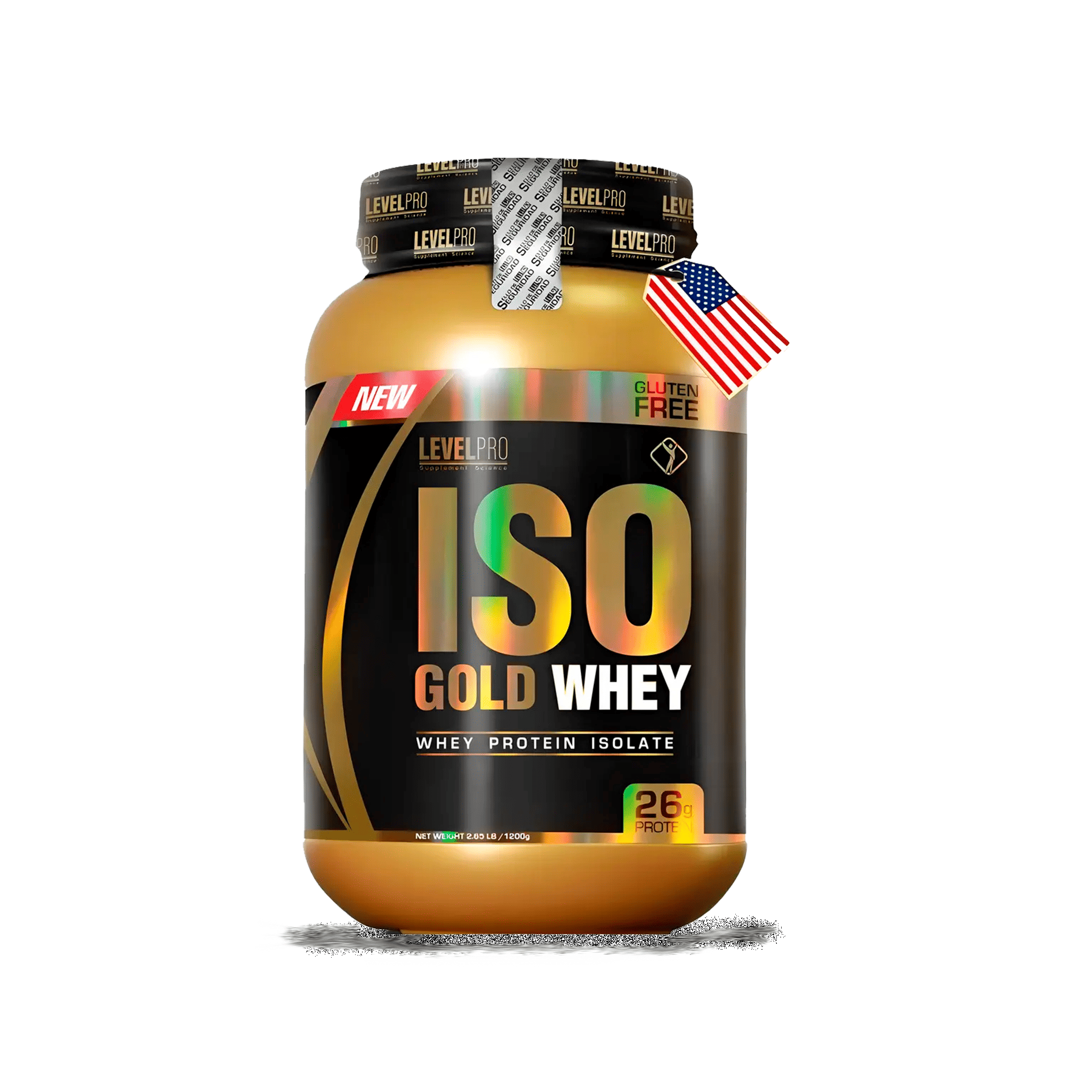 Iso Gold Whey 1.1 Kg - Level Pro Sabor Vainilla / Chocolate / Fresa