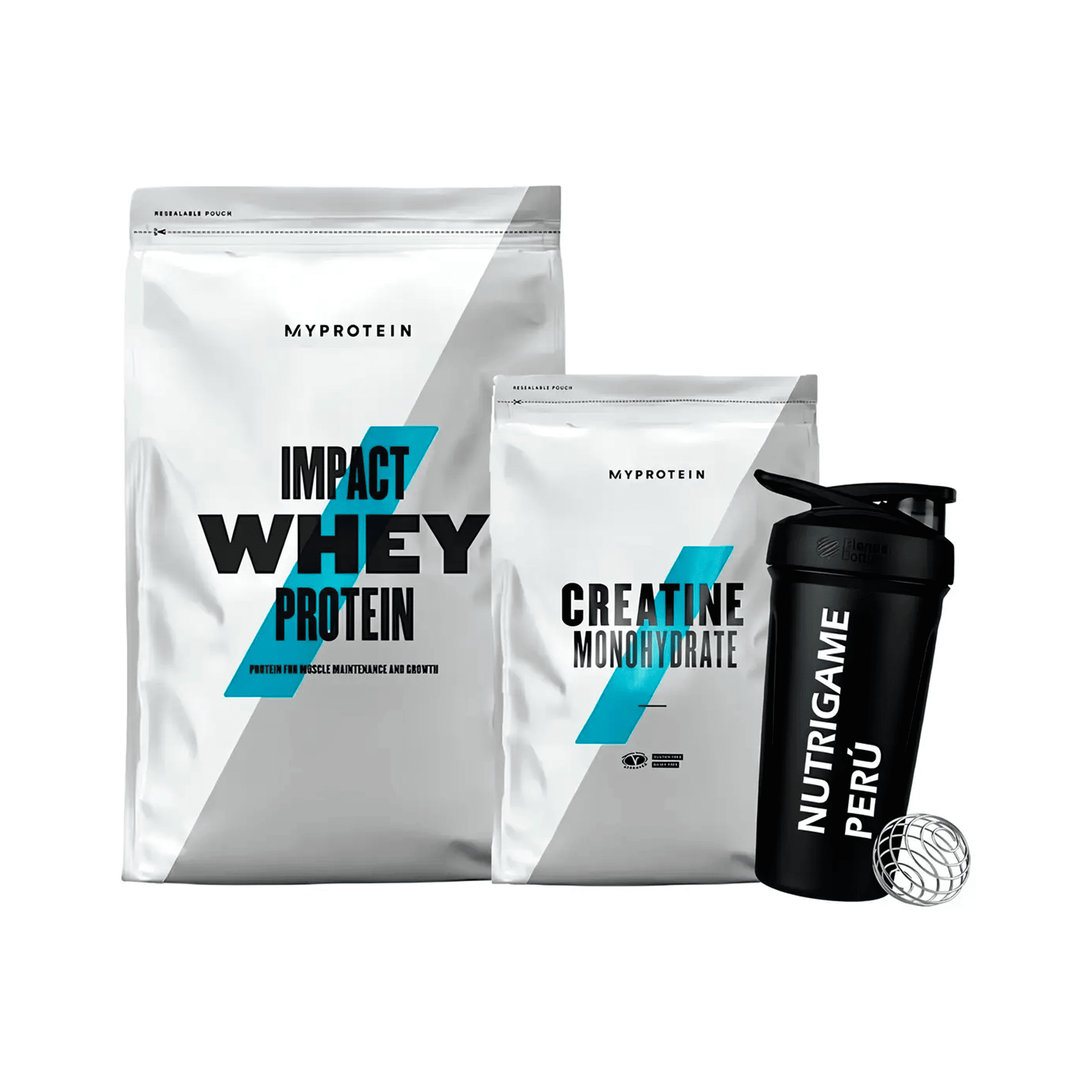 Pack Myprotein Impact Whey Protein 1kg + Creatina Natural Vainilla Sin Lactosa