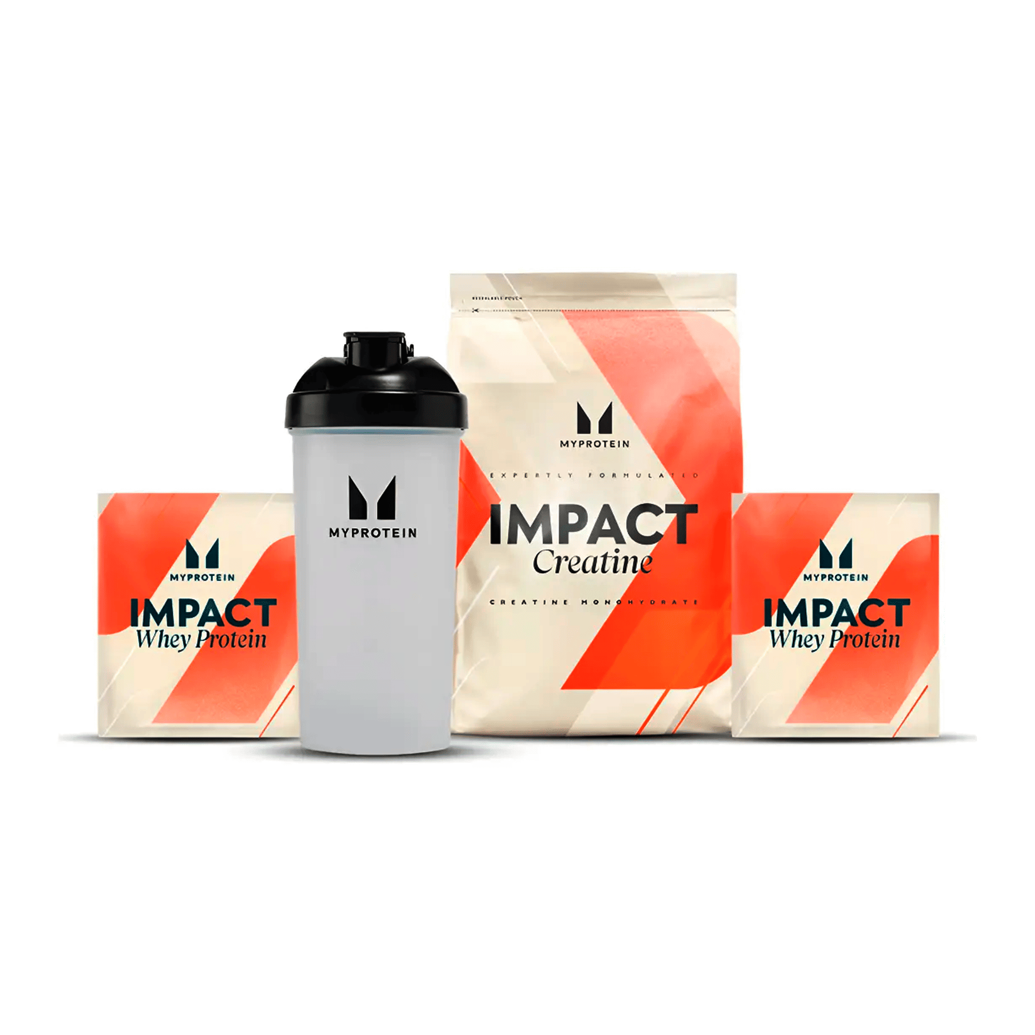 Creatina 500g Mp + Shaker 600ml Mp + 2 Sample Impact Whey
