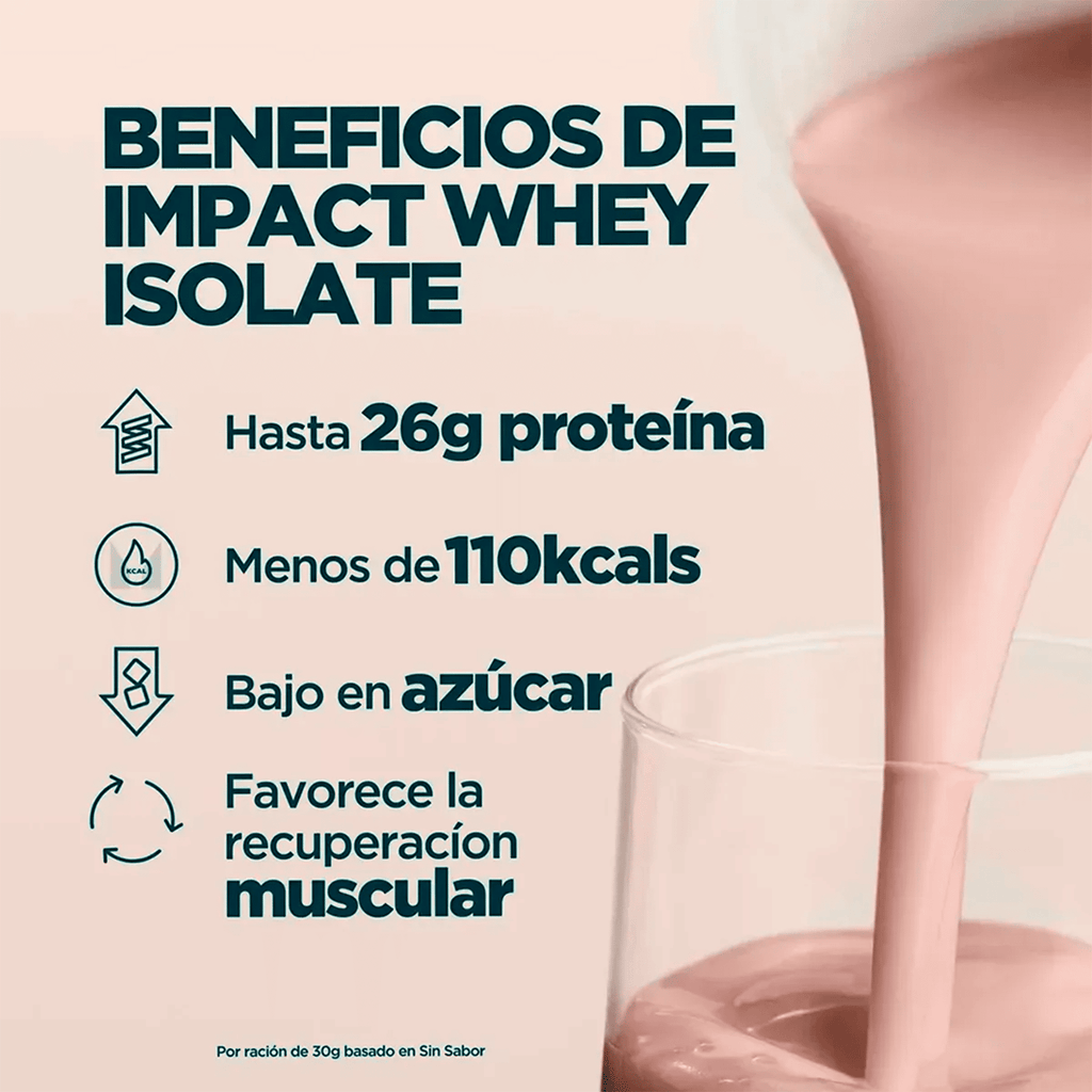 Proteína Myprotein Impact Whey Isolate Chocolate 1kg