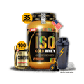 Proteína Iso gold whey de 1kg Vainilla + Creatina level pro 250gr + regalos